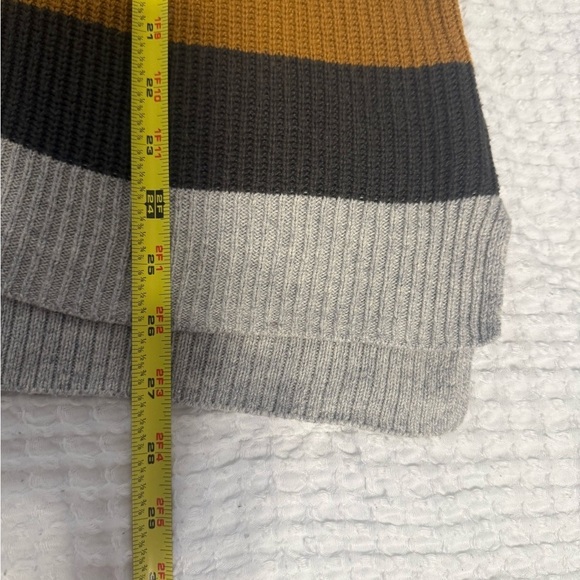 Madewell multicolor striped cotton blend pullover sweater ladies Size XL - Picture 7 of 7